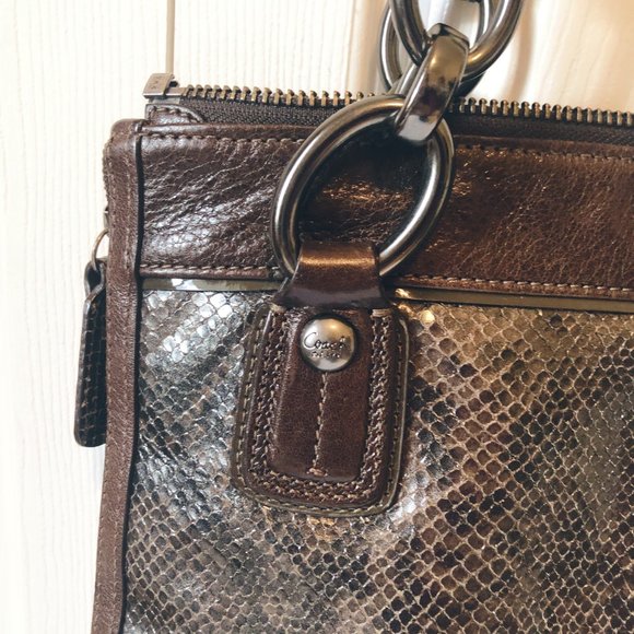 COACH RARE Limited Edition Kristin Python Tote - Picture 7 of 10